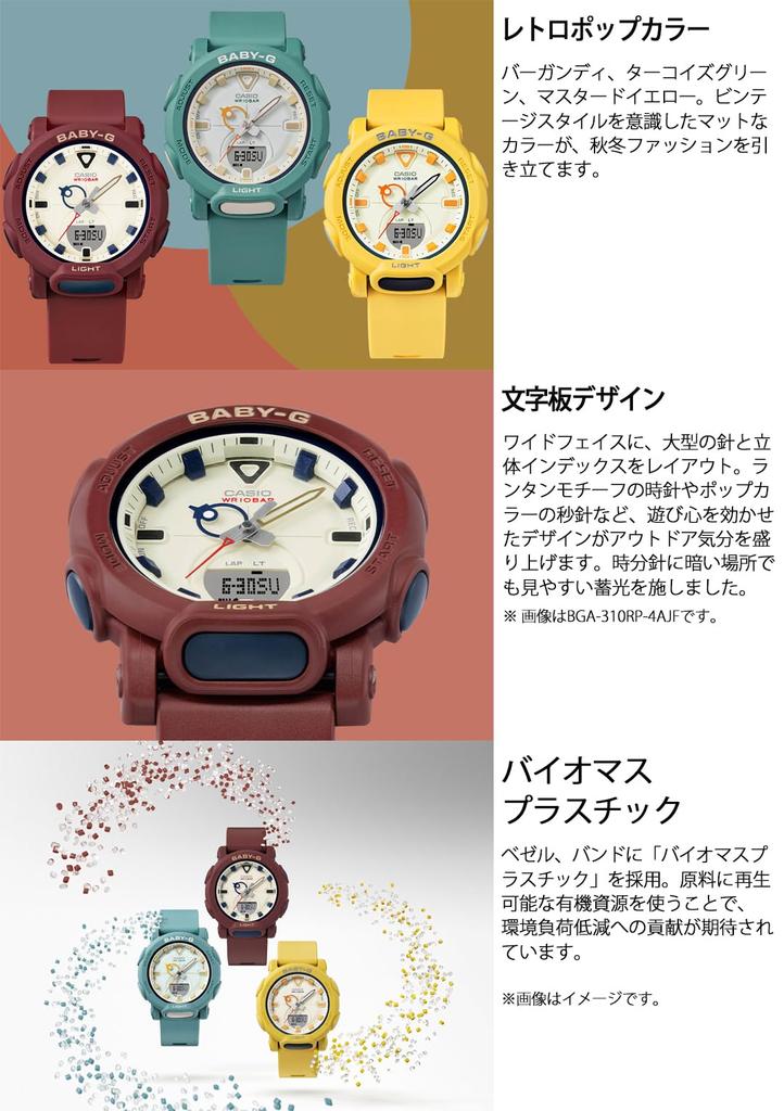 BABY-G Watch Turquoise Green [Casio] BGA-310RP-3AJF Women's