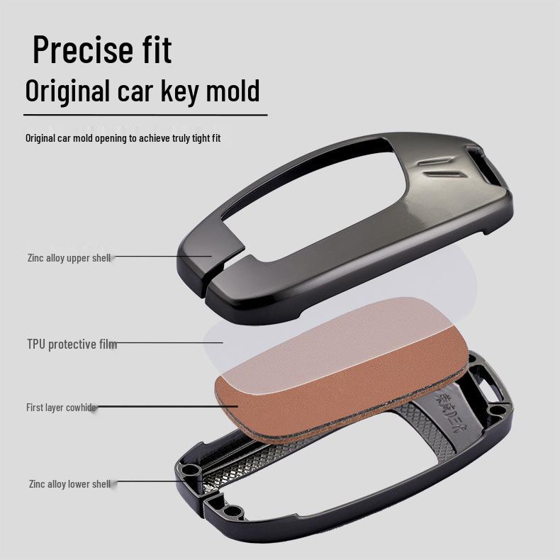 Roewe Car Key Case for RX5 Max, Ei5, I6, RX3, RX8, Clever, and eMAX