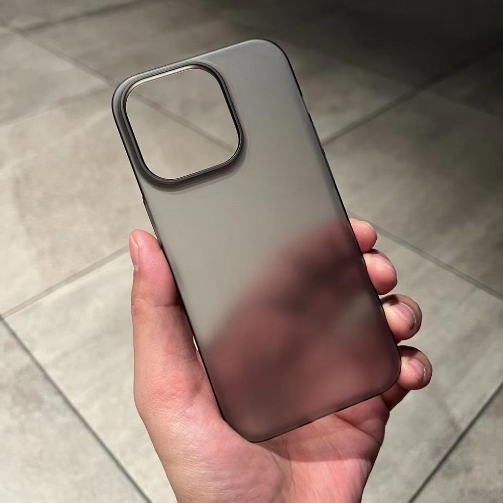 Подходит для iPhone15pro Матовый чехол с ощущением кожи Apple 13 Ультратонкий 12 Полная защита от падений