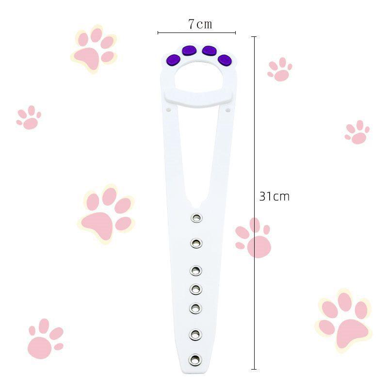 Регулируемый держатель для двери для питомца: Эластичная защелка против собак без пробивки для кошек