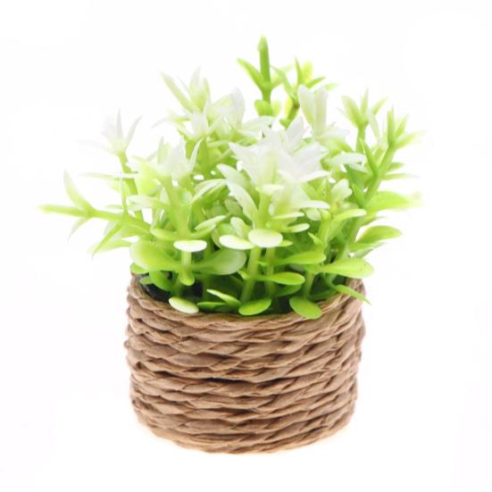 Миниатюрные растения бонсай, аксессуары, горшечные растения, декор, искусственные зеленые растения для кукольных домиков, настольная полка, мини-украшения для дома, мини-горшки для бонсай