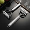 Dual-Headed Stainless Steel Peeler - Multi-Purpose Kitchen Peeler for Fruits & Vegetables, Potato Carrot Grater & Slicer for Home & Professional Use