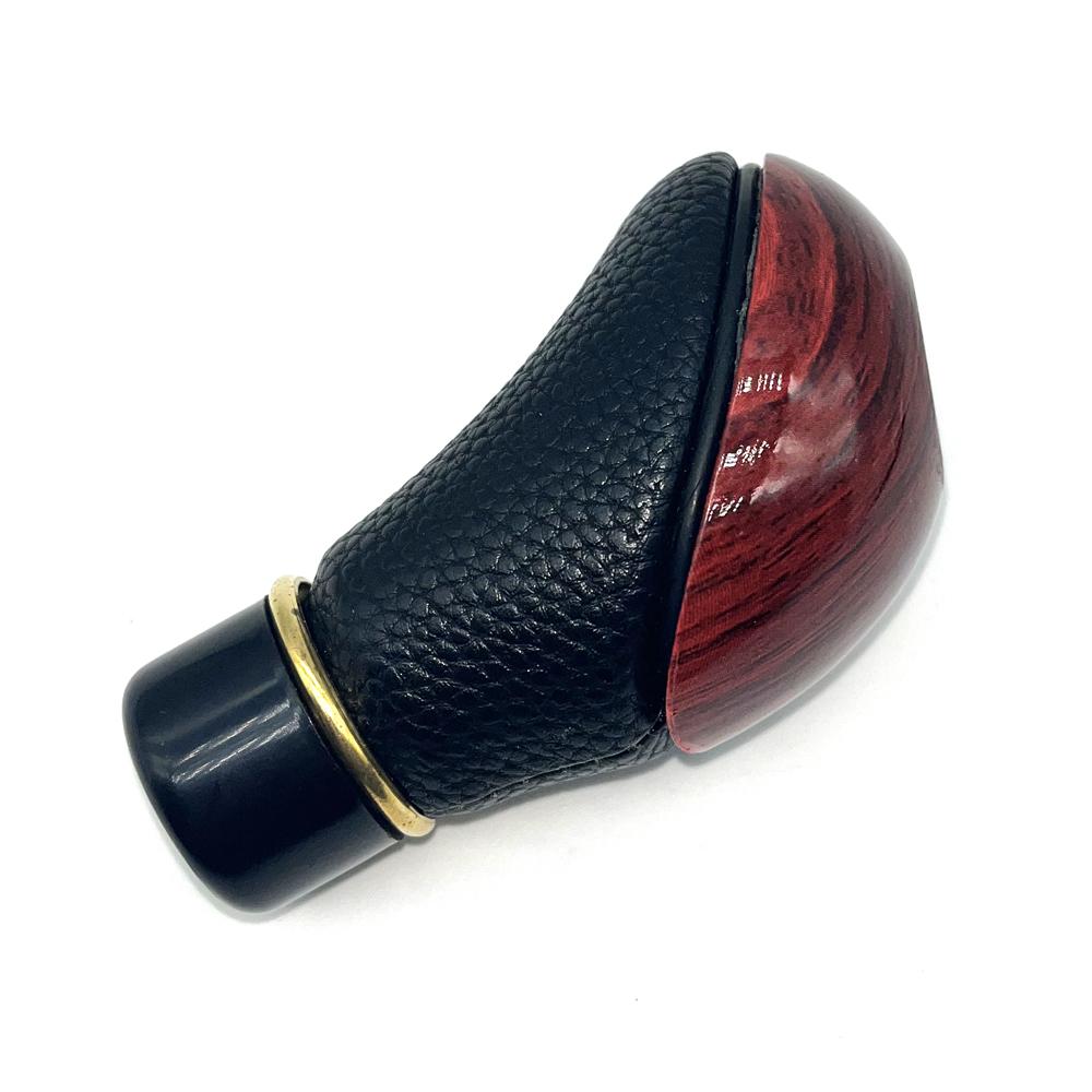 2023 Горячая Распродажа Деревянная PU Кожаная Автомобильная Ручка Переключения Передач Универсальная Автомобильная Грузовая Машина 5-ступенчатая Ручка Ручки Ручки Переключения Передач