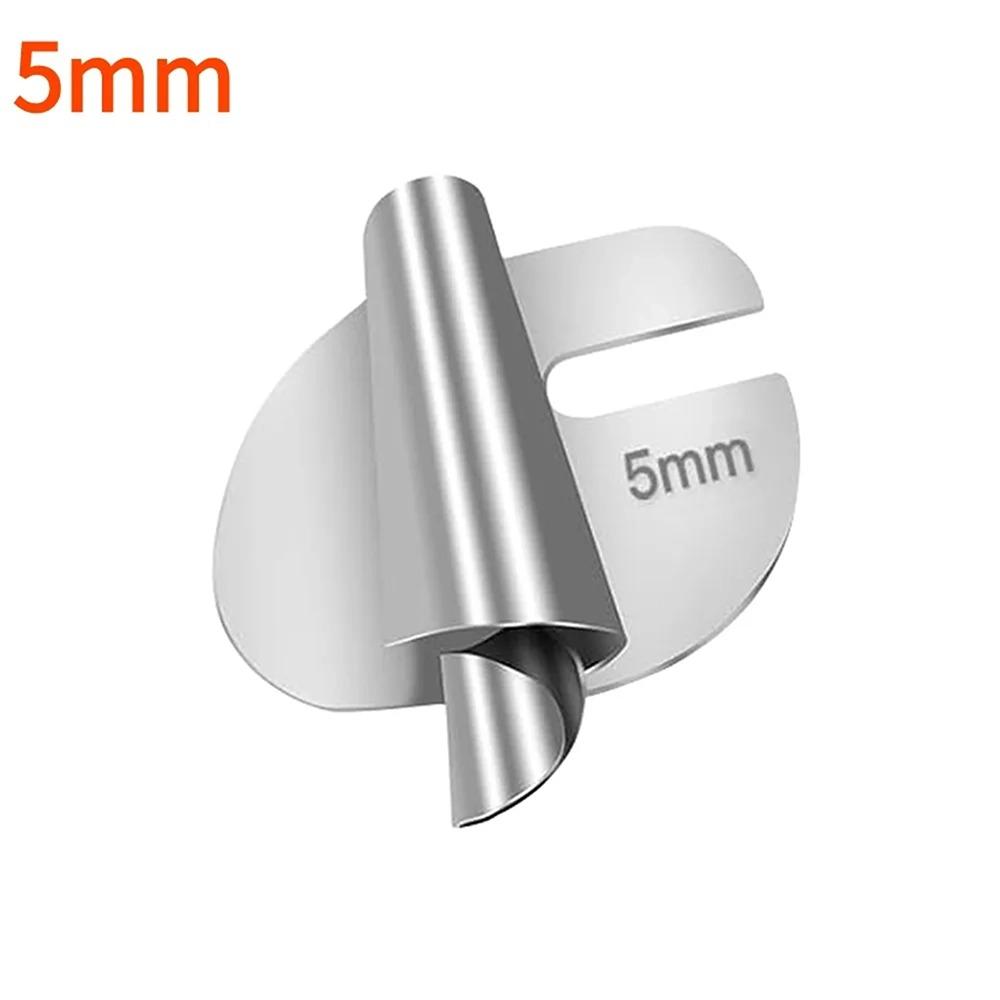 8pcs Stainless Steel Sewing Rolled Hemmer Foot 3mm-10mm Universal Sewing Machine Presser Foot DIY Crafts Hemming Puller Tool