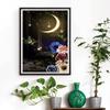 DIY Diamond Painting Night Moon Cross Stitch Kit Mosaic Art Diamond Painting Full Circle/Square Diamond Home Decoration