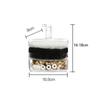 Air Driven Aquarium Bio Corner Filter Built-in Biochemical Cotton Filter  Shrimp Biochemical