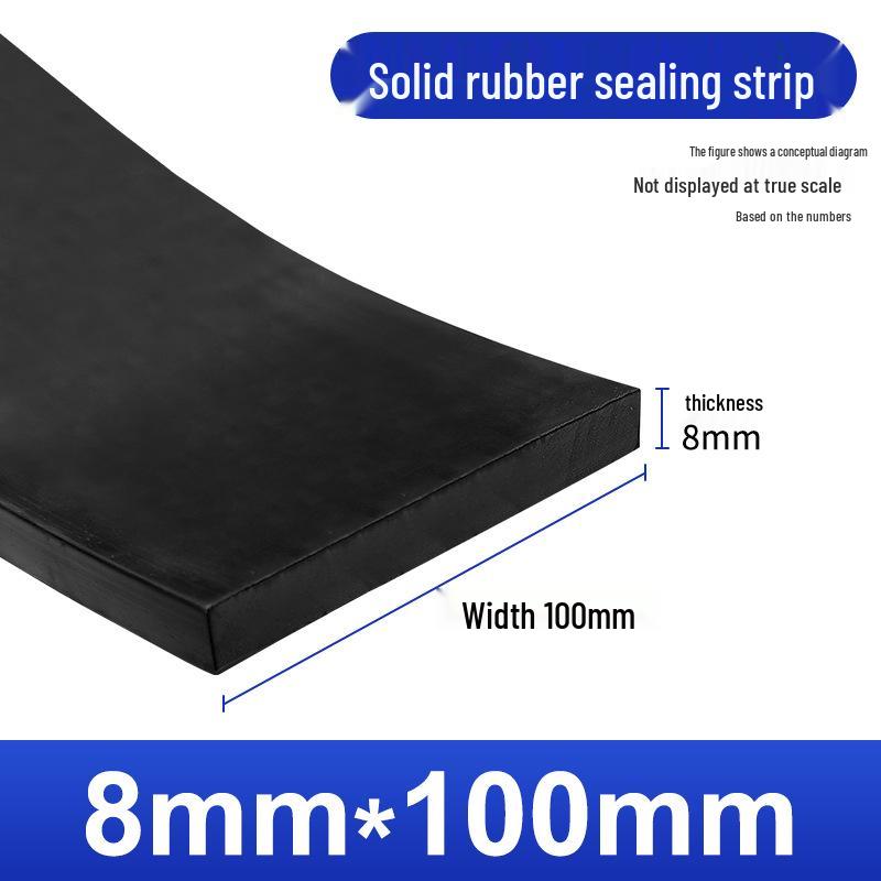 Nitrile Rubber Strip: Oil & Pressure-Resistant Shock Absorbing Glass Pad for Sealing & Joint Support