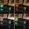2pcs 7-Color Cyberpunk LED Visor Glasses for Cosplay Halloween Bar Club Party