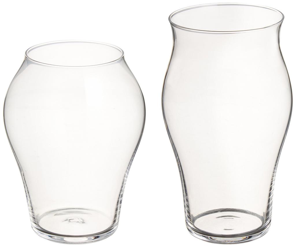 Hirota Glass Ultimate Sake Glasses, Bud and Flower Glasses, Set of 2, INT-3