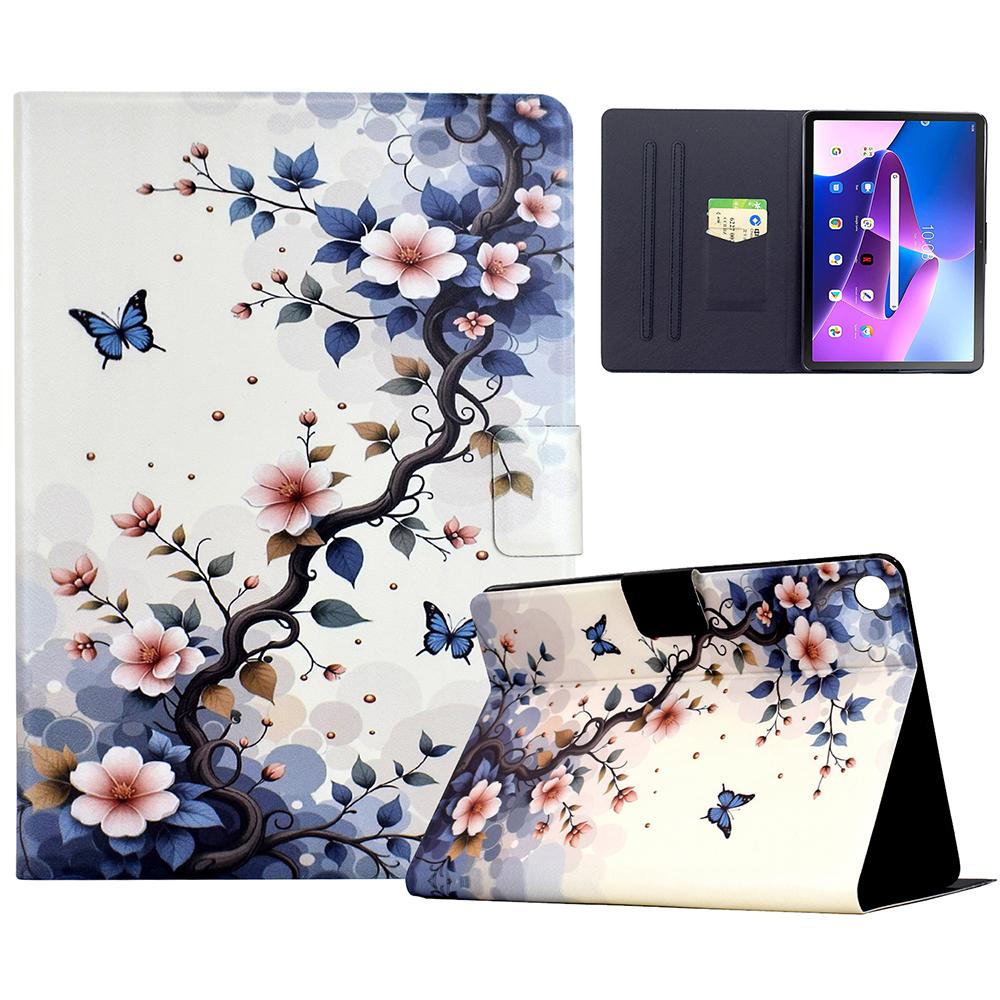 Чехол-подставка для Lenovo Tab M10 (Ген 3) Чехол-подставка из кожи с принтом для планшета с функцией автоматического пробуждения/засыпания