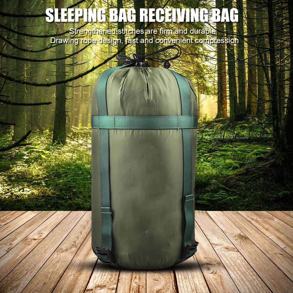 Сумка для хранения спального мешка с завязками, большая вместимость, сумка для хранения всякой всячины для кемпинга, походов