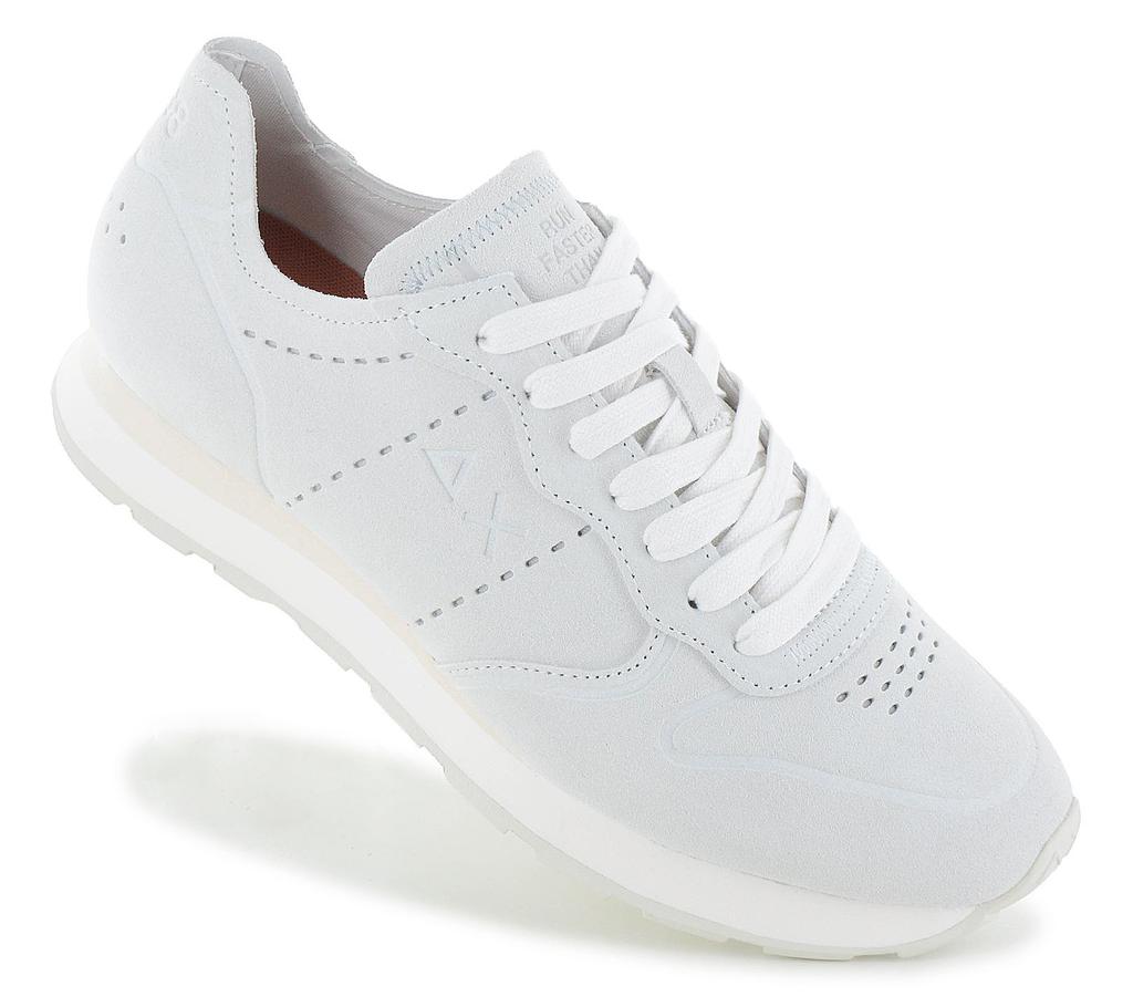 Sun68 Том Замша с необработанным краем - Мужские Кроссовки Обувь Серо-Белый Z36103-01 ОРИГИНАЛ