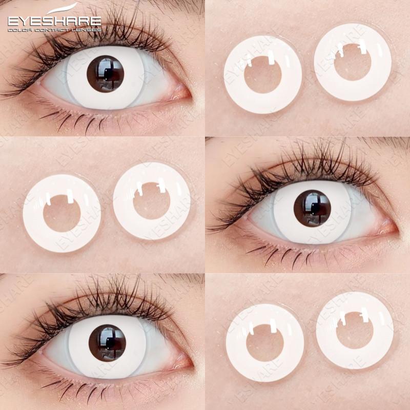 Eyeshare Косплей Цветные контактные линзы для глаз Хэллоуин Сумасшедшие цветные линзы Косметика Красота Ученик Годовое использование