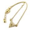 [N8130] - Золотой браслет «Треугольник».