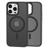 Magnetic Case for iPhone 15 Pro Compatible with MagSafe Skin-touch PC+TPU Matte Phone Cover - Black
