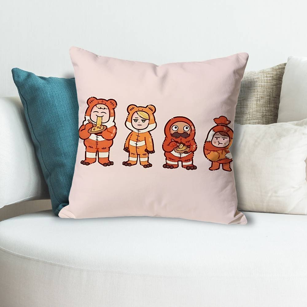 DDelicious in DDungeonsS Anime Celebrity Merchandise AllMatch Printed Pillow Case Sofa Car Office Room Decoration Protector