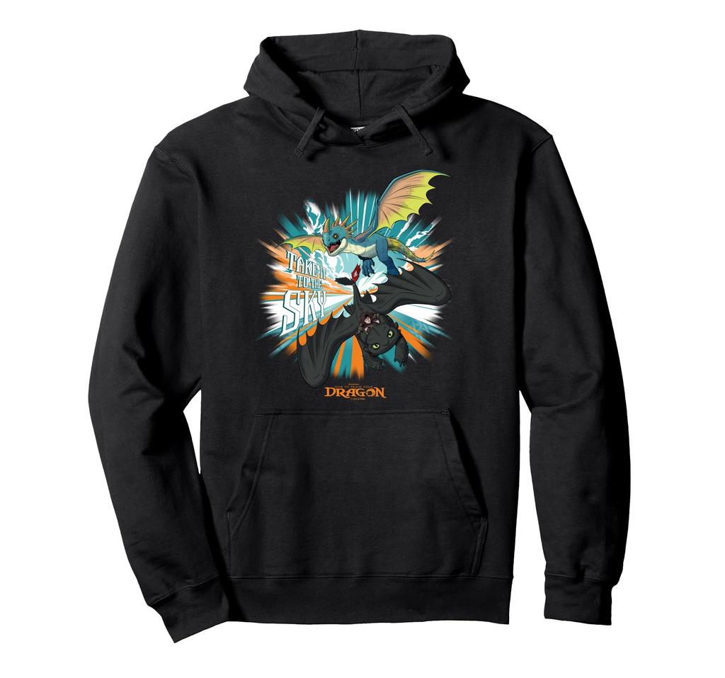 DreamWorks How to Train Your Dragon Toothless and Stormfly Take to the Sky Hoodie