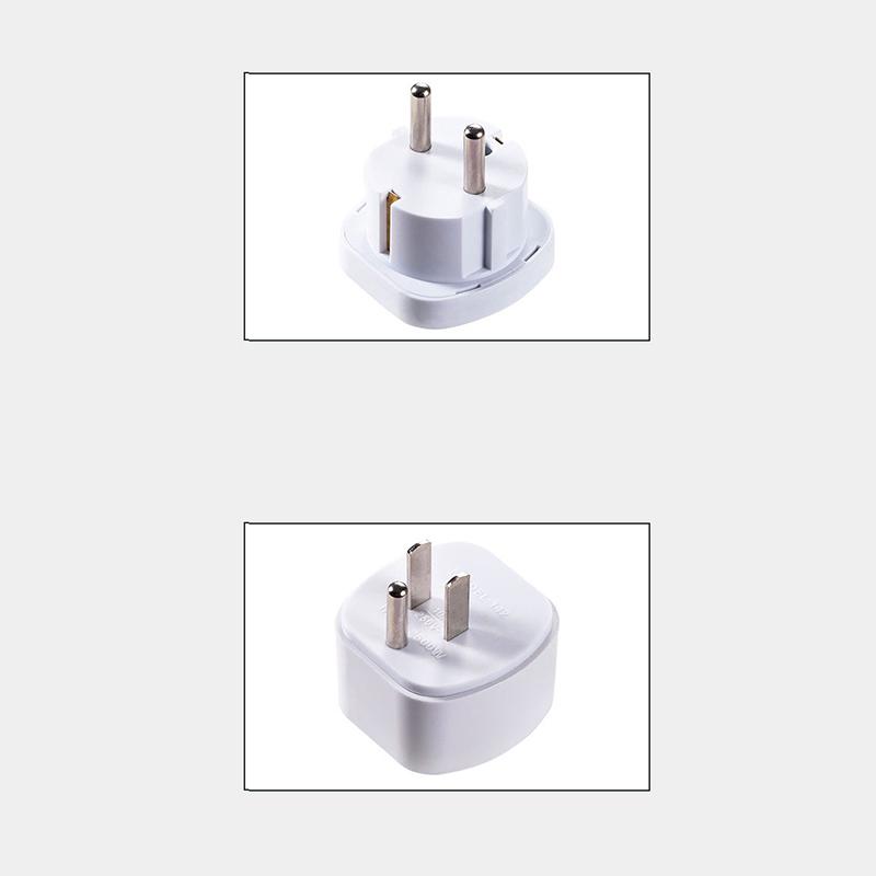 Eu Plug Adapter Us Uk Eu To Eu Euro Plug Adapter Converter European Travel Power Adapter 2/3Pin Electric Socket Outlet