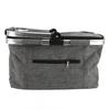 Folding Picnic Basket Handheld Portable Picnic Bag Large Capacity Aluminum Foil Insulated Picnic