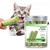 Catnip Grass Snack for Cat Kitten Hairball Removal Stick Freeze Dried Snack Cat Dental Clean Tartar Reduce Cat Molar Rod