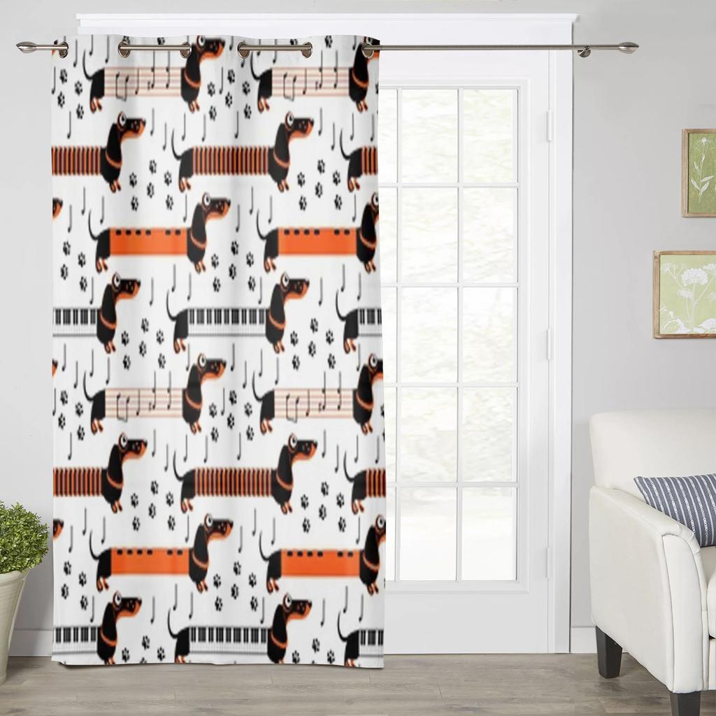 Plaid, English, Red, Dark Grey Window Curtains Curtains for Living Room Decorative Items Living Room