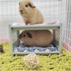 LQT двухъярусная кровать для домашних животных, съемное убежище, угловое укрытие, товары для домашних животных для ежа, кролика, морской свинки (коврики