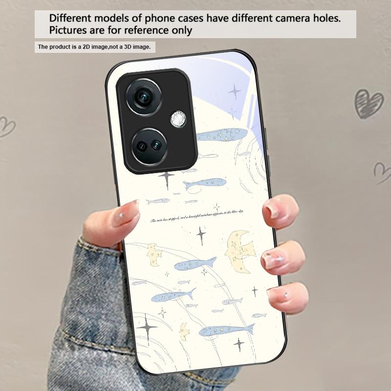 Свежий и целебный бриз Для OnePlus Ace 2 3 2V 5 Pro Nord CE 2T 2 3 Lite N20 N30 6 7T 8 T 9 10 Pro 11R 12R 13R Стеклянный чехол для телефона