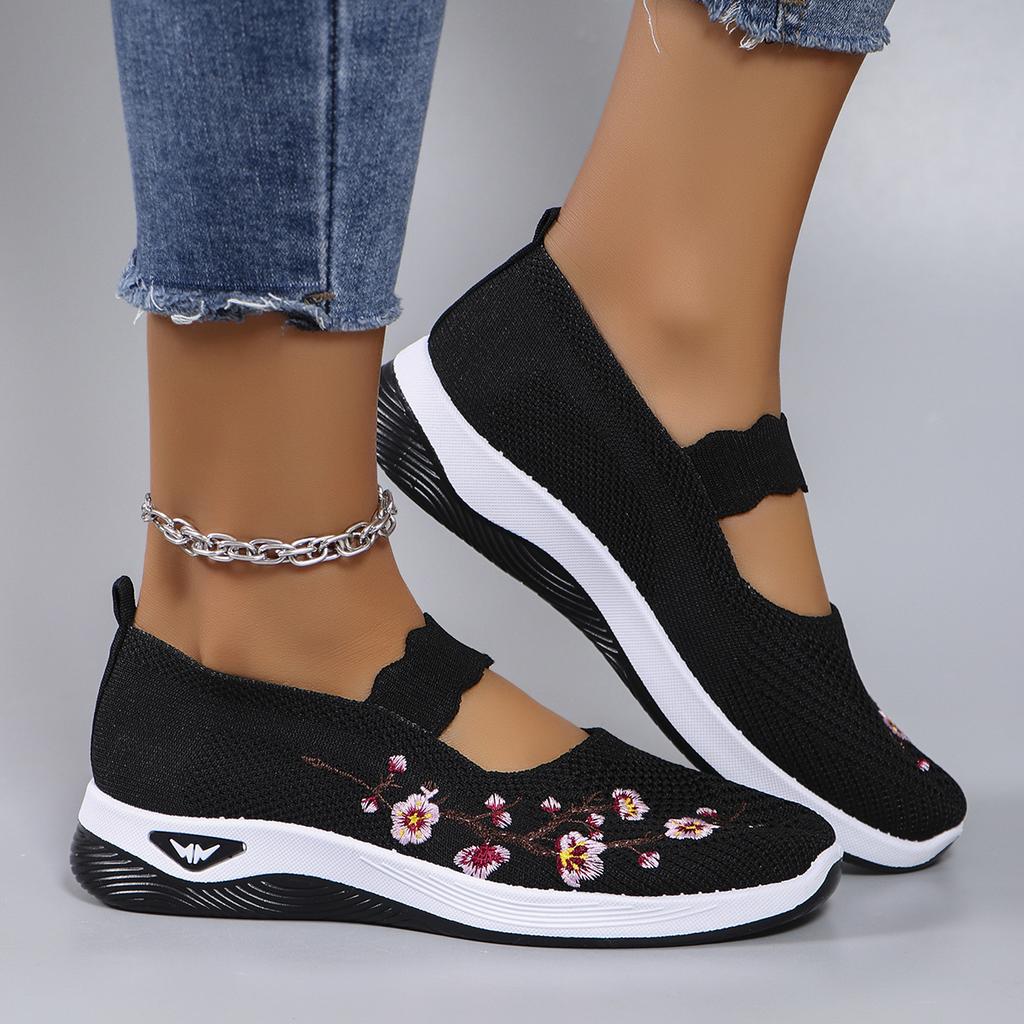 Women's Summer Breathable Mesh Flat Shoes Women's Shoes Casual Sports Shoes