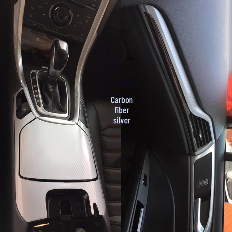 13-18 Mondeo Наклейка на интерьер из углеродного волокна для рычага переключения передач и консоли