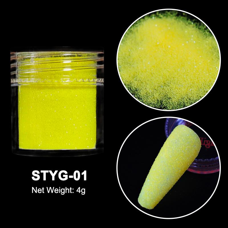 3,5 г Радужный сахарный глиттер для ногтей Цветная пудра-пигмент для маникюра с эффектом сахара, блестящая пыль, украшения для нейл-арта