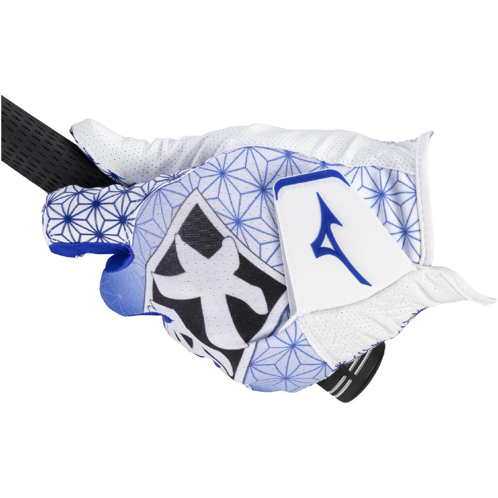 Mizuno Перчатка для гольфа Cool Grip Коллекция HAPPI Левая рука Синий 26 см 5MGML602 Мужская
