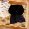 New Soft and Waxy Korean Version Cross Solid Color Fur Scarf To Keep Warm Imitation Rex Rabbit Accessories Fur Scarf Plush Fur Collar for Women
