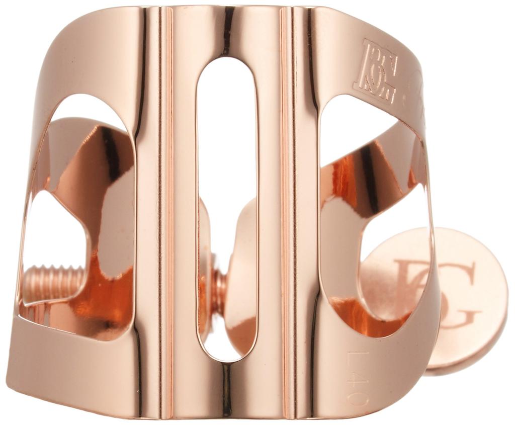 BG Лигатура Tradition PGP Позолоченная розовым золотом Обратная затяжка 1 винт для тенор-саксофона L40PGP