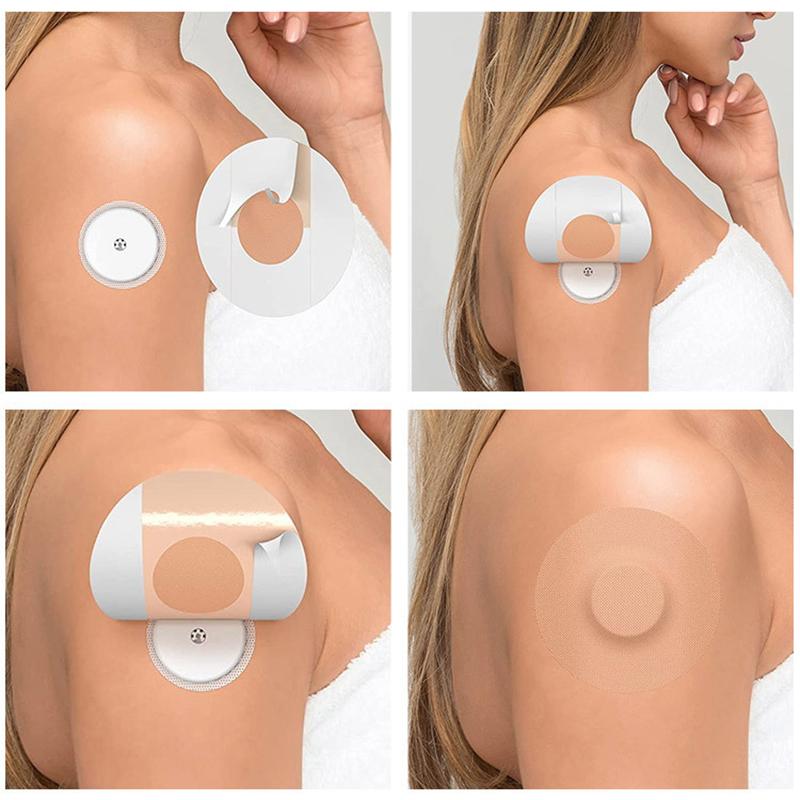 5 шт. сенсорные патчи, клейкие фиксированные патчи Cgm, латексные, гипоаллергенные, водонепроницаемые