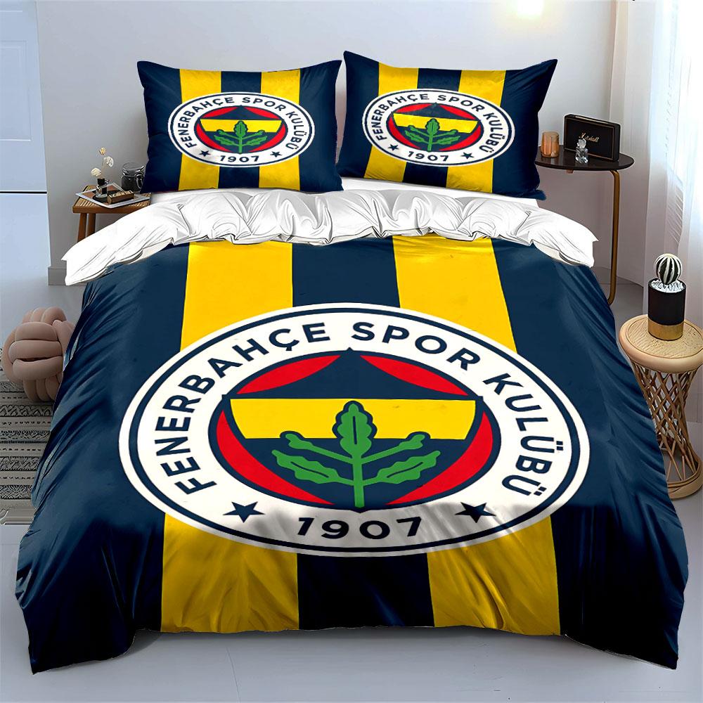 "Fenerbahce Club Bedding Set" Bedding Duvet Cover Set Duvet Cover Pillowcases (1 * Duvet Cover 2 * Pillowcases, without duvet insert)