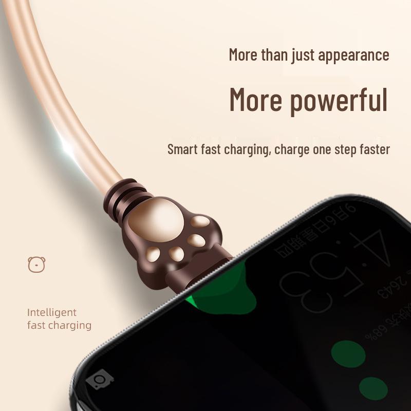 Силиконовый кабель Type-C 6A для быстрой зарядки, с рисунком, для телефонов Android Huawei
