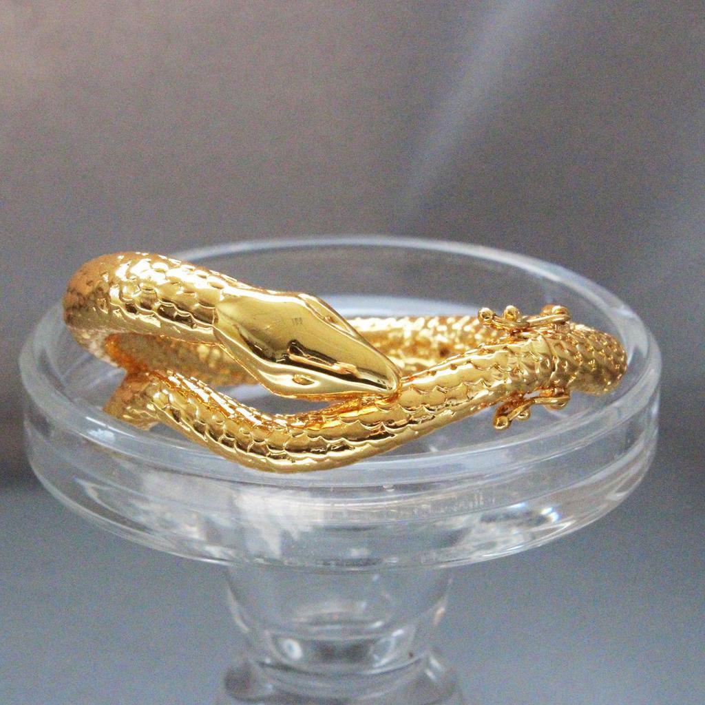 Французский браслет в стиле AB, год Змеи: Ретро, Универсальный, Высококлассная мода со змеиным принтом