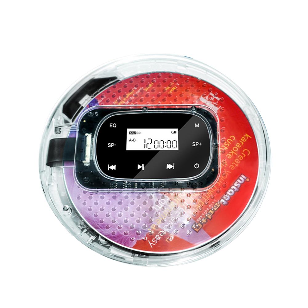 Портативный музыкальный плеер, перезаряжаемый цифровой дисплей, музыкальный репродуктор, поддержка Tf-карты, 5 эквалайзеров, звуковые эффекты, аккумулятор 1000 мАч