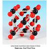 Crystal Model Set: Zinc Sulfide, Boron Nitride, Graphite, CO2 Ice, Silicon Carbide