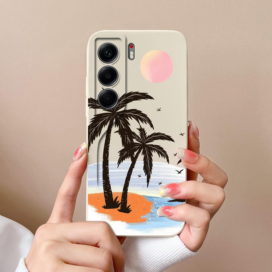 Чехол для телефона Tecno Camon 40 Pro Милые животные Мягкая задняя крышка Жидкий силиконовый корпус для телефона Camon40 Pro 4G 5G Защита от падения Funda