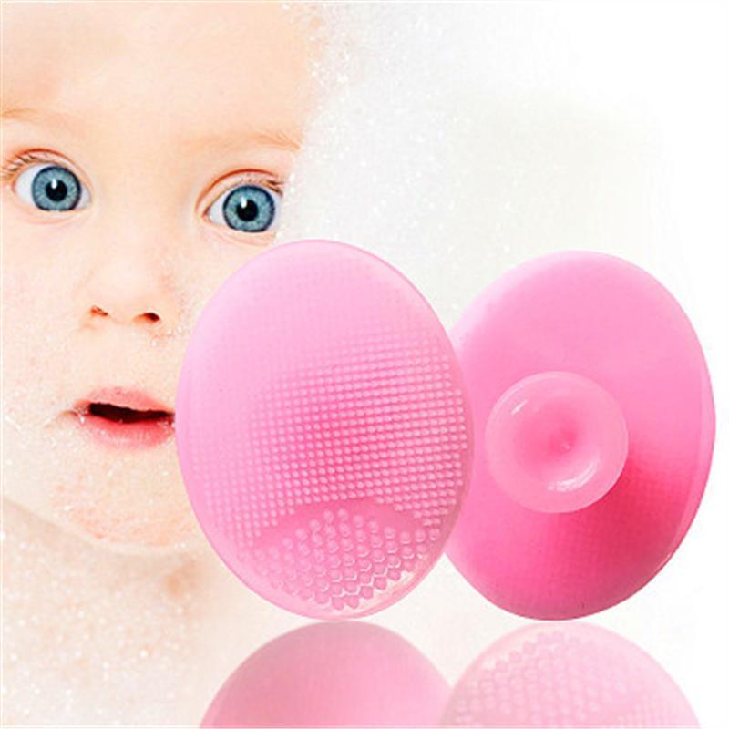 1PC SPA Brush Egg Face Cleaning Pad Scrub Bath Washing Tool Skin Gel Exfoliating Shaped Silicone Facial