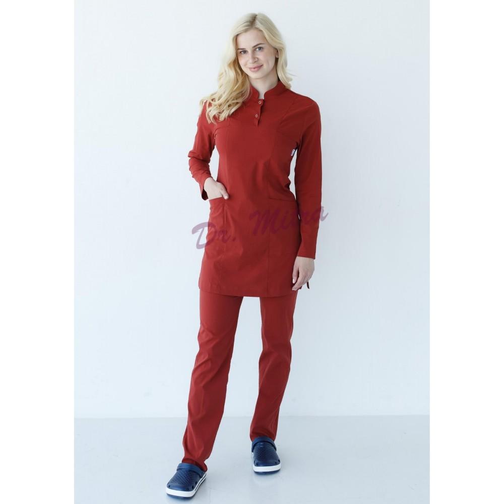 Комплект хиджаба из двух предметов, медицинские скрабы, унисекс, униформа для врачей и медсестер, медицинская форма, хирургический костюм, топы + брюки с длинным рукавом