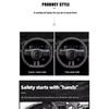 Breathable Suede Car Steering Wheel Cover Sweat Absorbent, Wear Resistant and Non-slip, Universal 37.5-38CM in All Seasons