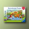 Happy Baby Dinosaur 2X24 Piece Ravensburger 4 Year Old Puzzle, Popular Korean Board Game