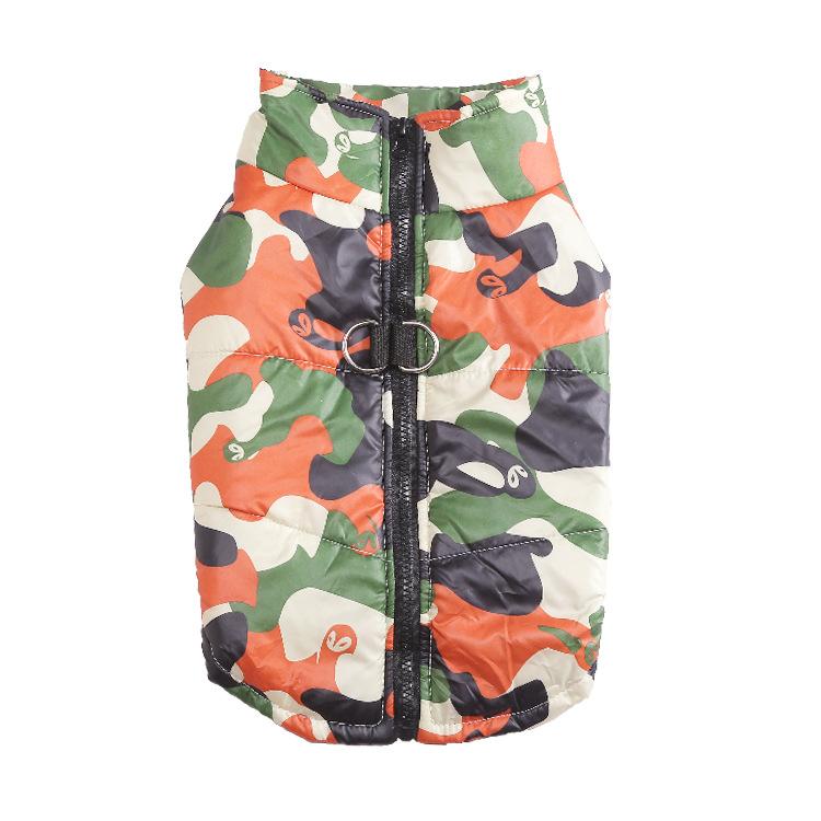 Зимний лыжный костюм для домашних животных, камуфляжный пуховик для собак, большой размер, жилет для собак, пальто для домашних животных, одежда, S-5XL