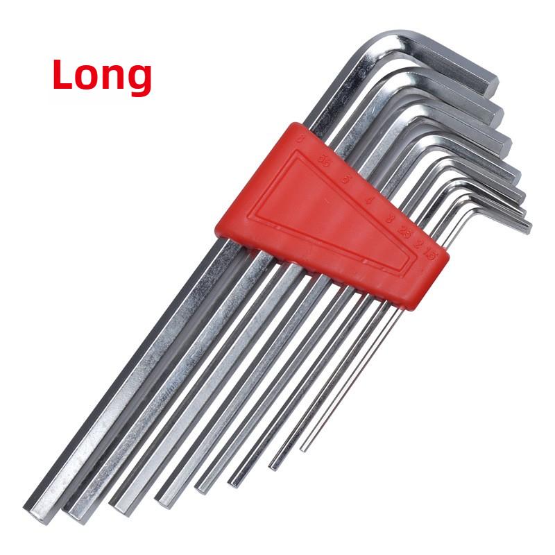 Flat Head Small Allen Key Wrench Set Hex Short Arm Tool Portable Bicycle Allen Spanner Repair Tools