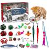 Christmas Advent Calendar Christmas Pet Toy Blind Box Dog Christmas Toy Blind Box Christmas Cat Toy Gift