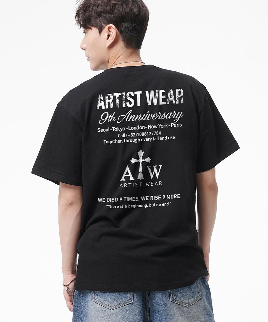 ARTISTWEAR [Atw] Футболка с коротким рукавом Rise Nine