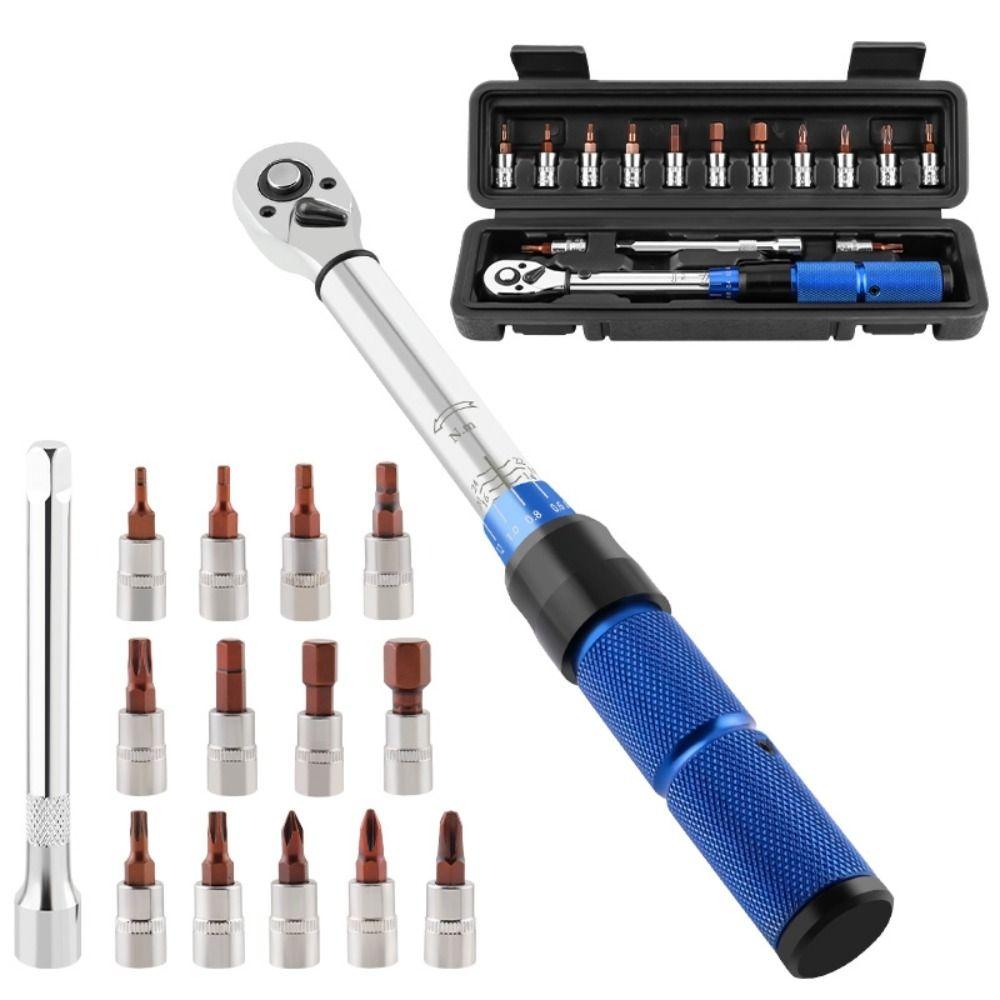 1/4 Inch Bicycle Automotive Tool Double-direction Ratchet Ratchet Torque Wrench Set Hand Tool