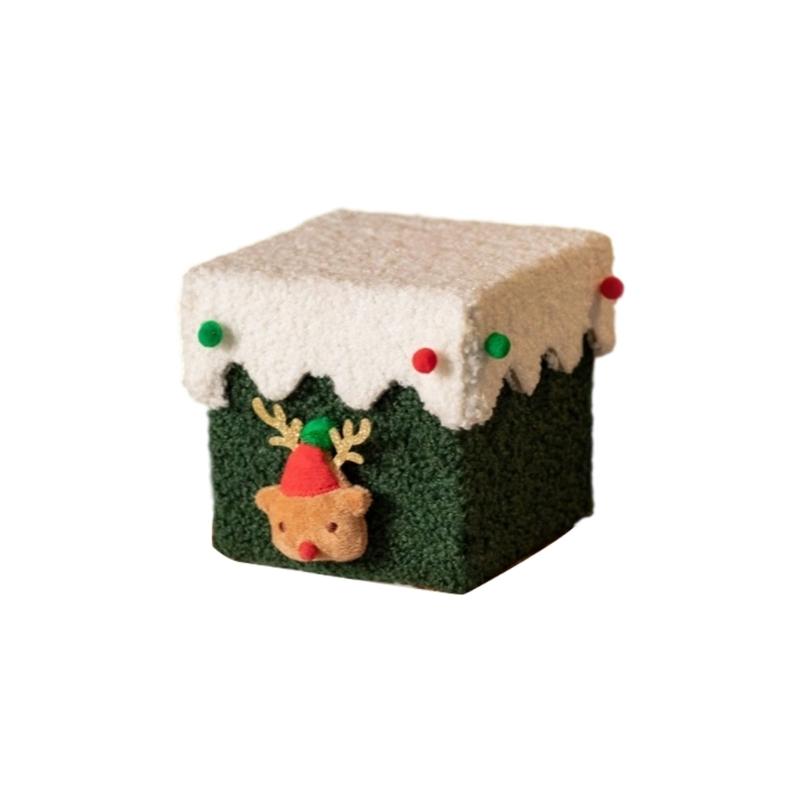 User Friendly Holiday Storage Box Craft Set Featuring Cardstock Base And Soft Lambswool Accent